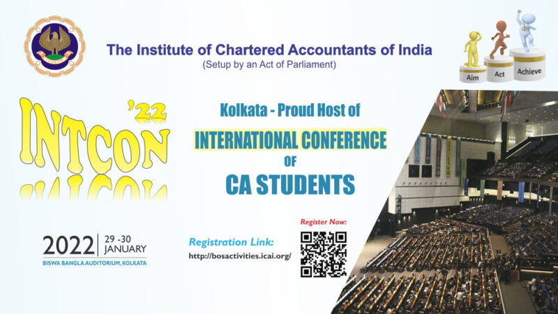 International Conference of CA Students on 29th & 30th January