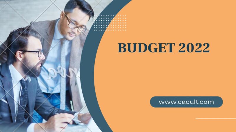 General highlights from the Union Budget 2022